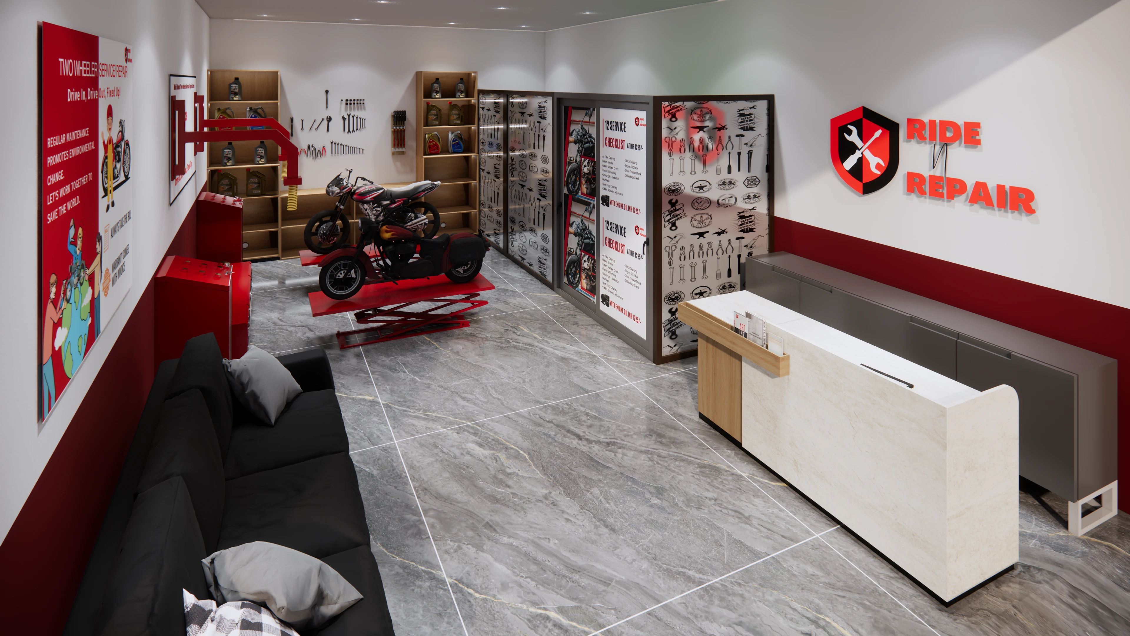 Premium vehicle repair experience